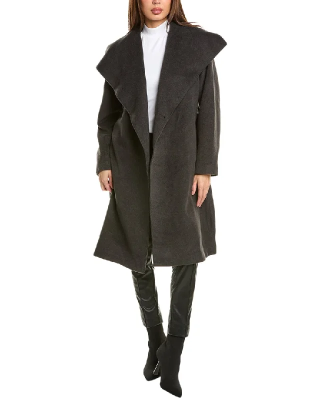 Women's cropped leather coats with silver studs for an edgy lookNoize Lena Coat