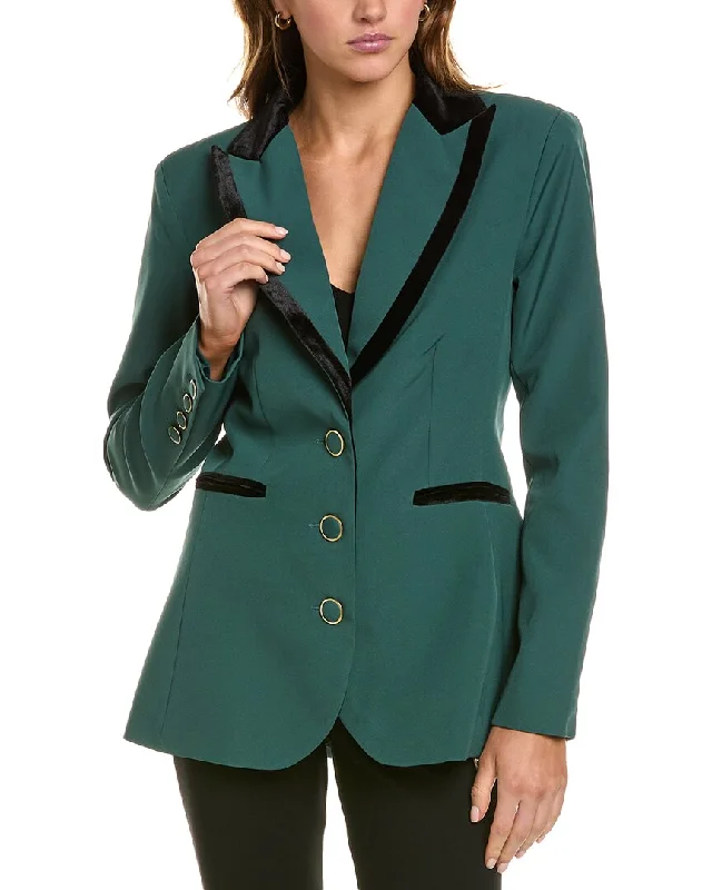 Water - resistant women's trench coats with adjustable cuffs for rainy daysAlexia Admor Reiss Blazer