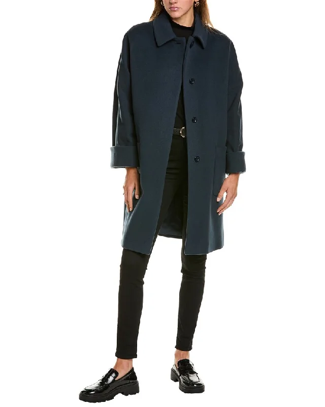 Women's faux fur coats in bright colors for a bold fashion statementCinzia Rocca Icons Medium Wool & Cashmere-Blend Coat