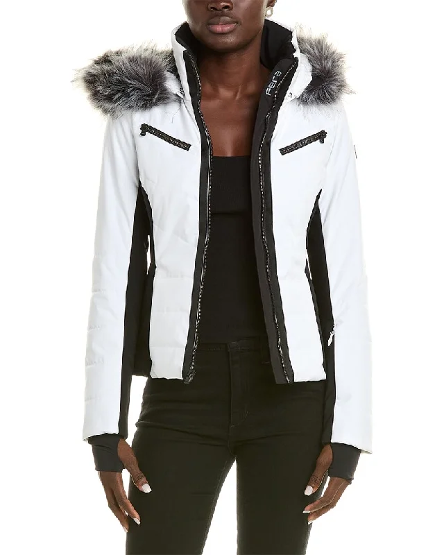 Women's faux fur coats in bright colors for a bold fashion statementFera Lily Parka