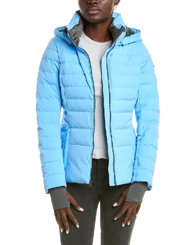 Quilted down women's coats with removable hoods for outdoor activitiesFera Julia Parka