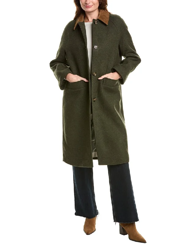 Women's waterproof parka coats with multiple pockets for practicalityBarbour Loretta Wool-Blend Coat Women's waterproof parka coats with multiple pockets for practicalityBarbour Loretta Wool-Blend Coat