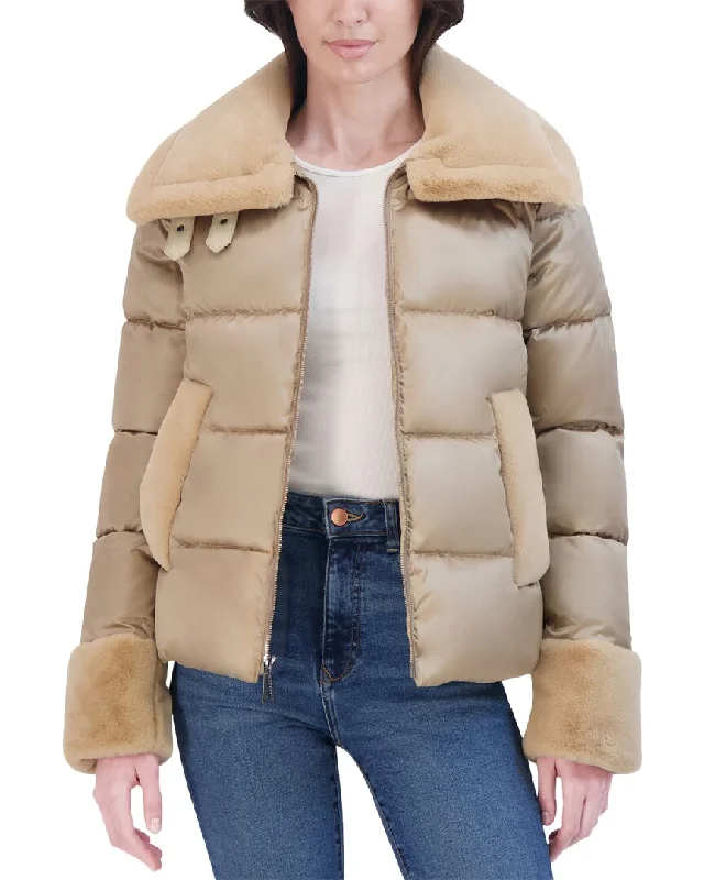 Belted women's cashmere coats in soft pastels for a luxurious feelLaundry By Shelli Segal Jacket