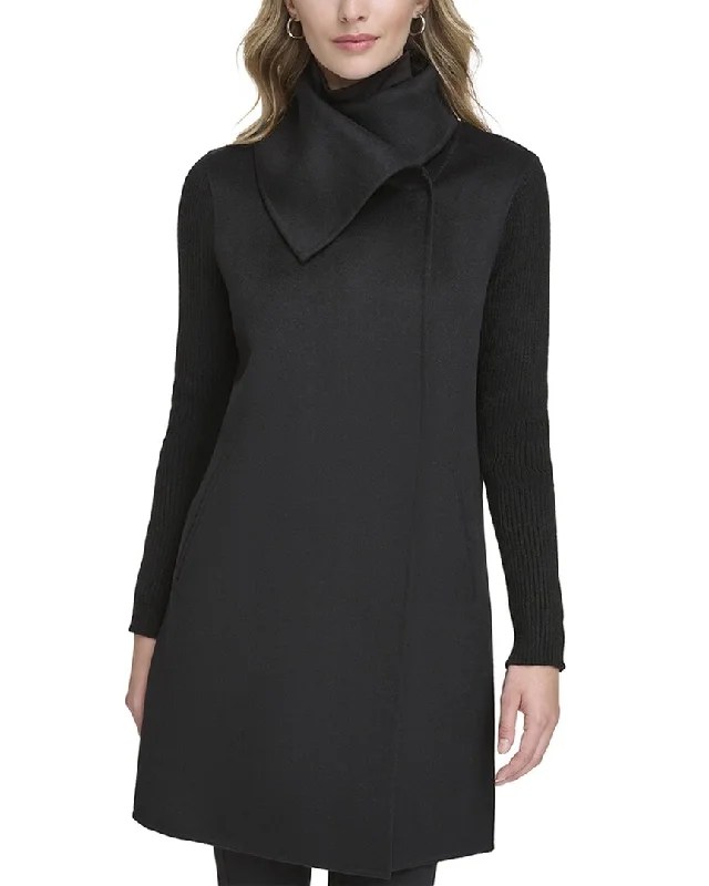 Belted women's cashmere coats in soft pastels for a luxurious feelKenneth Cole Wool-Blend Coat Belted women's cashmere coats in soft pastels for a luxurious feelKenneth Cole Wool-Blend Coat