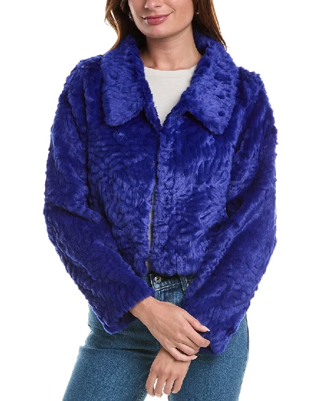 Long women's mac coats in a lightweight fabric for spring showersUnreal Fur Polaris Crop Jacket Long women's mac coats in a lightweight fabric for spring showersUnreal Fur Polaris Crop Jacket