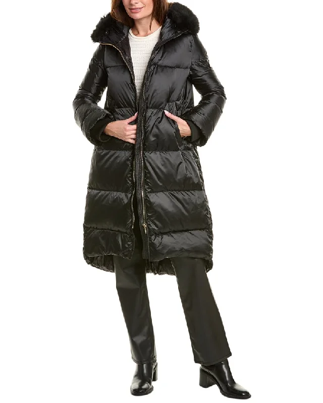 Long women's mac coats in a lightweight fabric for spring showersGorski Apres-Ski Coat Long women's mac coats in a lightweight fabric for spring showersGorski Apres-Ski Coat
