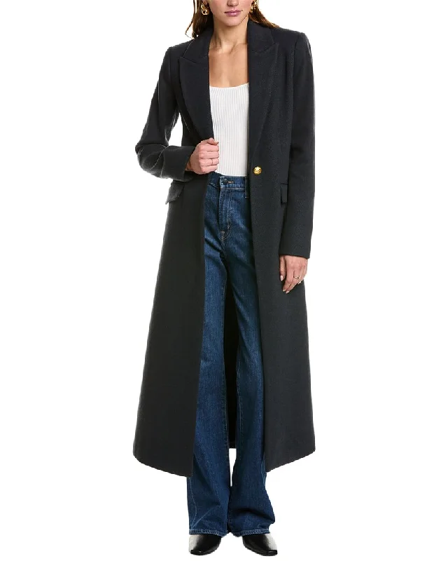 Petite women's wool blend coats with a tailored fit for a flattering silhouetteRamy Brook Ophelia Coat Petite women's wool blend coats with a tailored fit for a flattering silhouetteRamy Brook Ophelia Coat