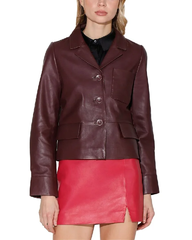 Long women's mac coats in a lightweight fabric for spring showersWalter Baker Karter Leather Jacket Long women's mac coats in a lightweight fabric for spring showersWalter Baker Karter Leather Jacket