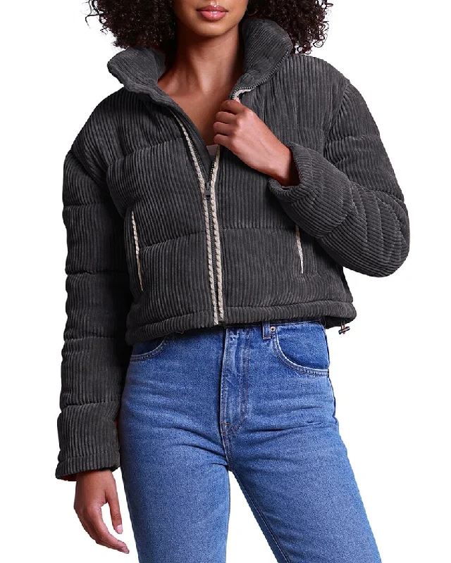 Women's pea coats with brass buttons for a nautical - inspired styleAvec Les Filles Cropped Puffer Jacket Women's pea coats with brass buttons for a nautical - inspired styleAvec Les Filles Cropped Puffer Jacket