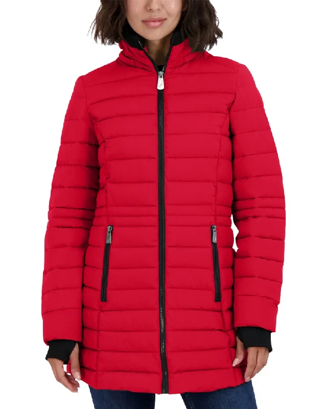 Petite women's wool blend coats with a tailored fit for a flattering silhouetteNautica 3/4 Stretch Jacket Petite women's wool blend coats with a tailored fit for a flattering silhouetteNautica 3/4 Stretch Jacket