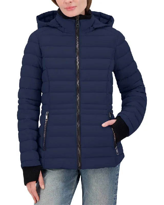 Women's reversible down coats with two - tone designs for versatile stylingNautica Short Stretch Jacket Women's reversible down coats with two - tone designs for versatile stylingNautica Short Stretch Jacket