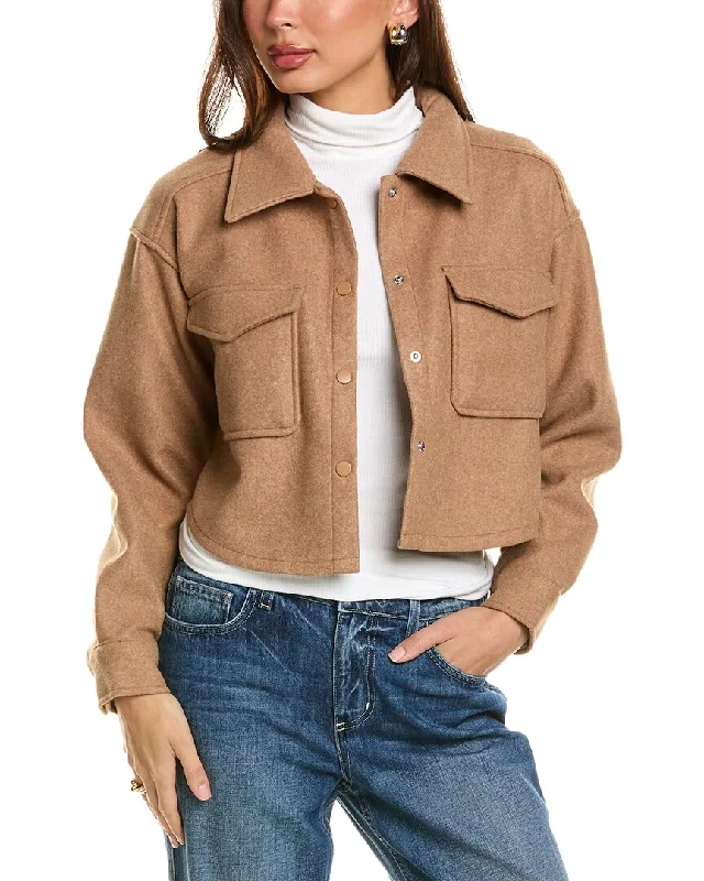 Women's knee - length wool blend coats with a fur collar for added warmthCelestine Sei Jacket Women's knee - length wool blend coats with a fur collar for added warmthCelestine Sei Jacket