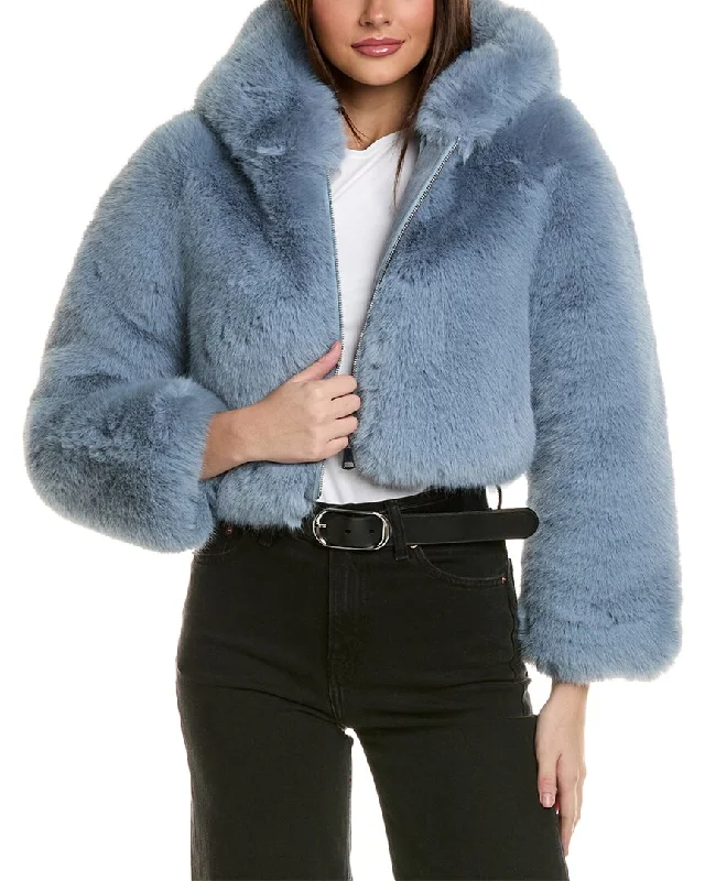 Women's faux fur coats in bright colors for a bold fashion statementAdrienne Landau Jacket Women's faux fur coats in bright colors for a bold fashion statementAdrienne Landau Jacket