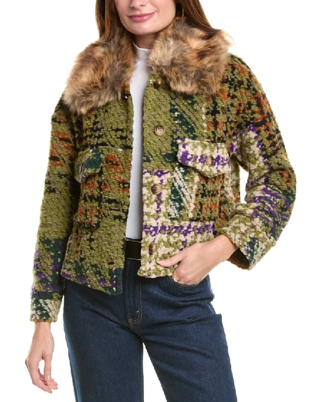 Water - resistant women's trench coats with adjustable cuffs for rainy daysLa Fiorentina Wool Coat Water - resistant women's trench coats with adjustable cuffs for rainy daysLa Fiorentina Wool Coat