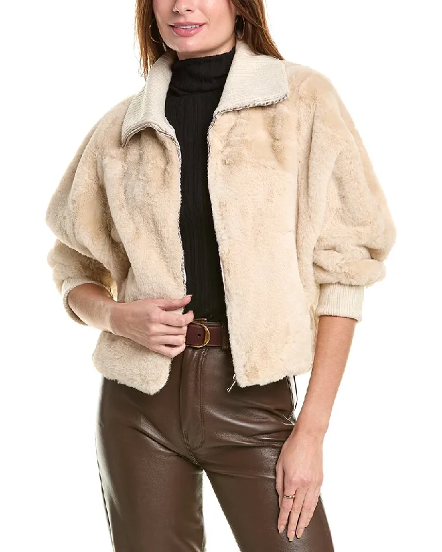 Quilted down women's coats with removable hoods for outdoor activitiesLa Fiorentina Bomber Jacket Quilted down women's coats with removable hoods for outdoor activitiesLa Fiorentina Bomber Jacket