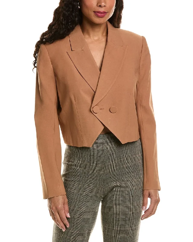 Women's waterproof parka coats with multiple pockets for practicalityThe Sei Crop Blazer Women's waterproof parka coats with multiple pockets for practicalityThe Sei Crop Blazer