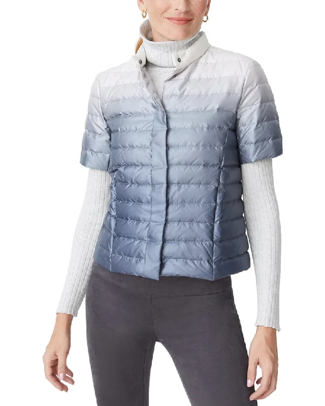 Quilted down women's coats with removable hoods for outdoor activitiesJ.Mclaughlin Sarabeth Jacket