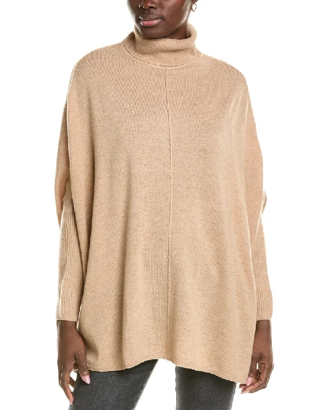 Women's faux fur coats in bright colors for a bold fashion statementBrodie Cashmere Roll Wool & Cashmere-Blend Poncho