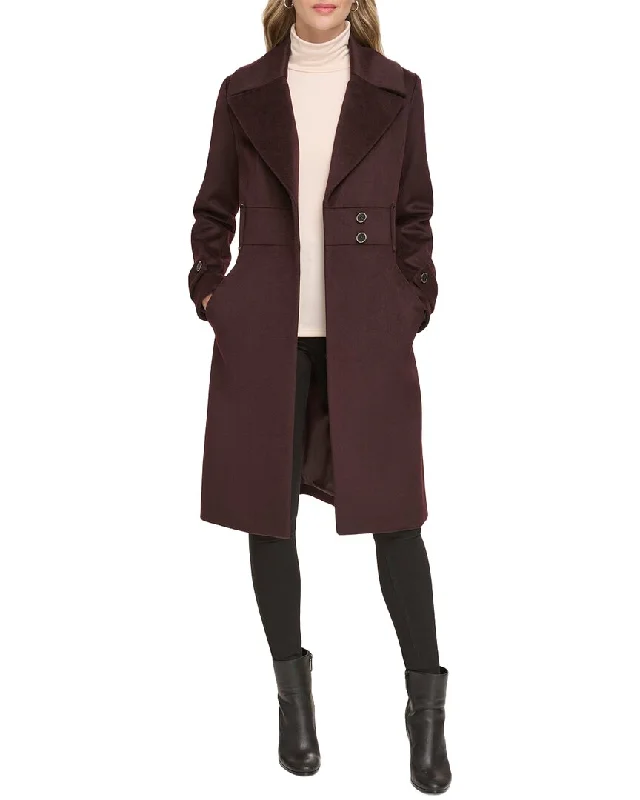 Women's waterproof parka coats with multiple pockets for practicalityKenneth Cole Wool-Blend Coat Women's waterproof parka coats with multiple pockets for practicalityKenneth Cole Wool-Blend Coat