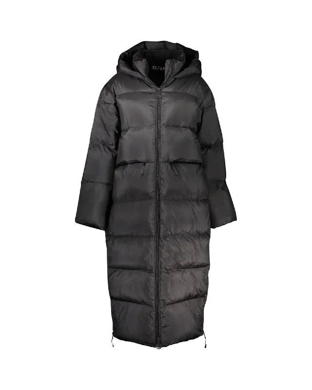 Belted women's cashmere coats in soft pastels for a luxurious feelGuess Jeans Polyamide Jackets & Coat