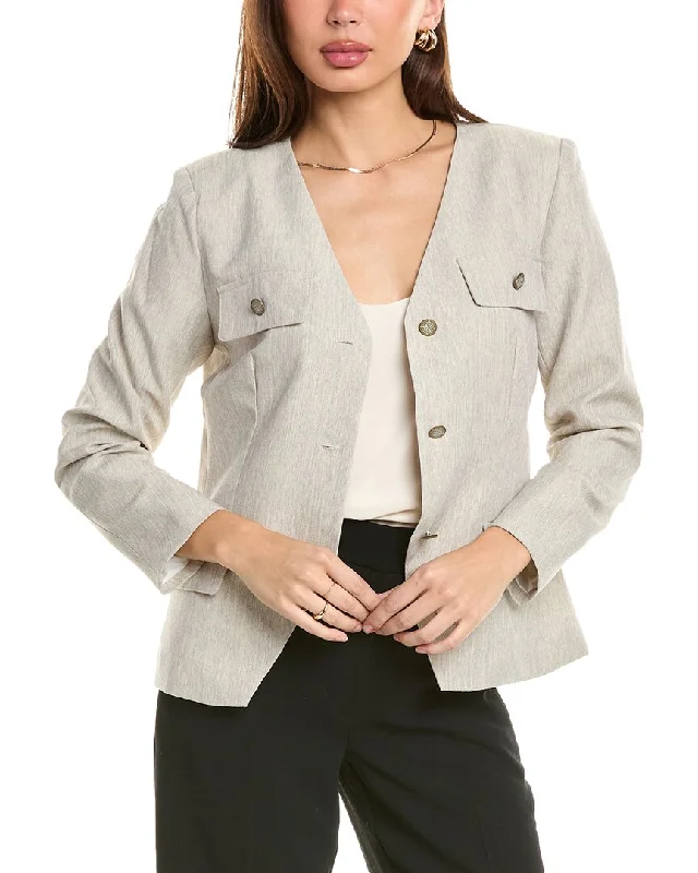 Women's faux fur coats in bright colors for a bold fashion statementPascale La Mode Blazer