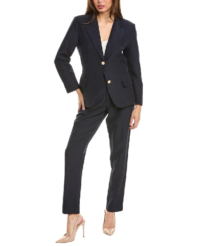 Checkered women's wool coats in a classic pattern for a timeless stylePascale La Mode 2Pc Blazer & Pant Set