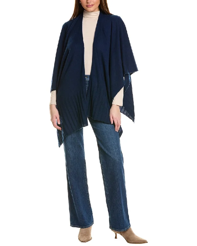 Mid - length women's down coats in a slim fit for a modern and sleek appearanceForte Cashmere Featherweight Cashmere Ruana