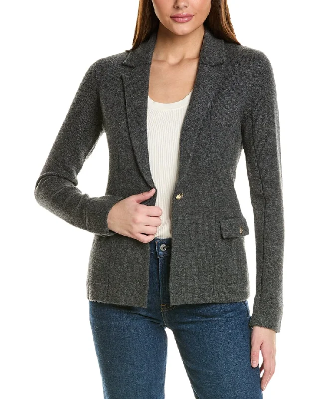 Women's waterproof parka coats with multiple pockets for practicalityBruno Magli Wool & Cashmere-Blend Sweater Blazer