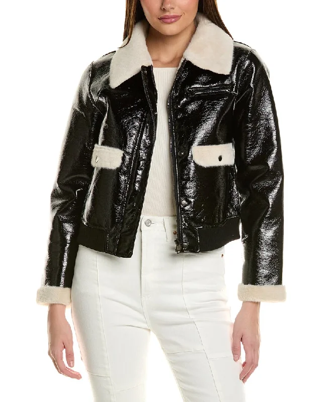Long women's mac coats in a lightweight fabric for spring showersAdrienne Landau Jacket