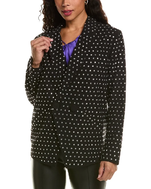 Mid - length women's down coats in a slim fit for a modern and sleek appearanceThe Sei Crystal Blazer