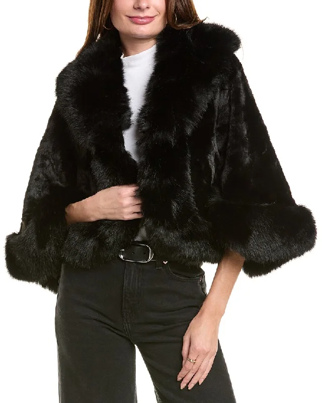 Women's reversible down coats with two - tone designs for versatile stylingLa Fiorentina Capelette