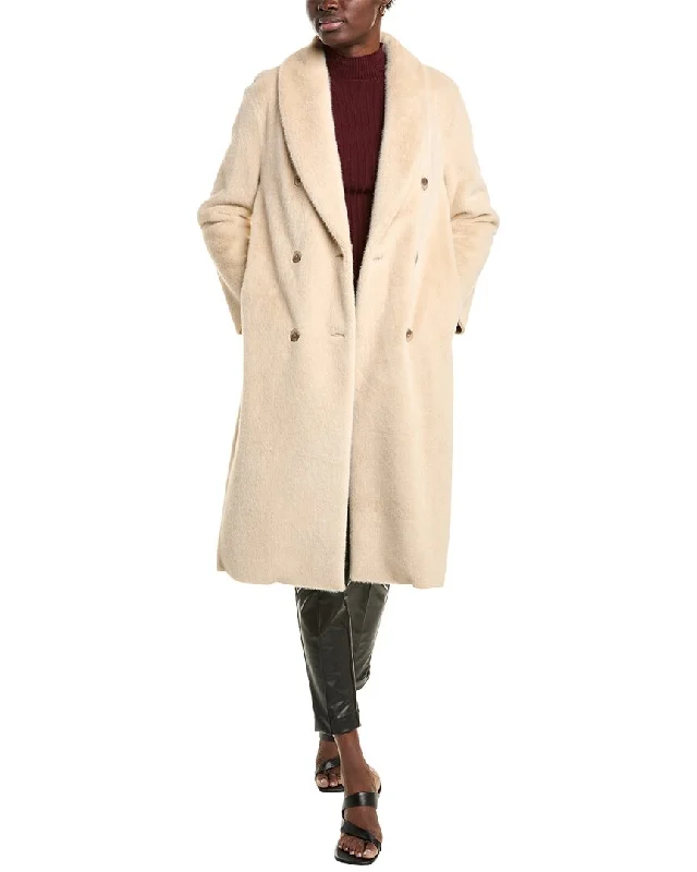 Plus size women's wool blend coats for a warm and stylish winterElie Tahari Dolli Coat