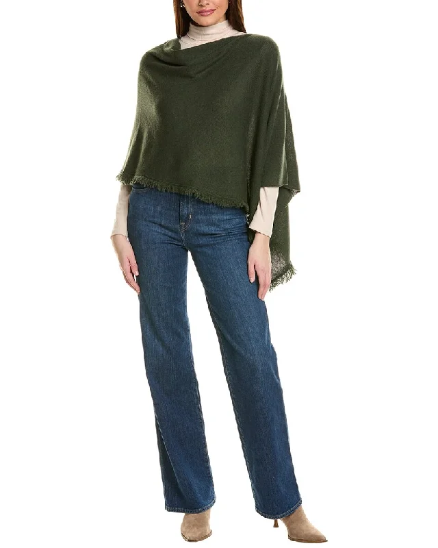 Shearling - lined women's leather coats for ultimate warmth and luxuryHannah Rose Fringe Wool Topper