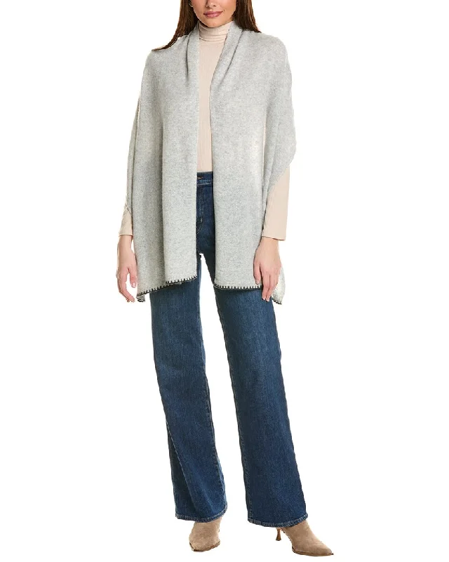 Women's faux fur coats in bright colors for a bold fashion statementHannah Rose Luxe Mini Cashmere Travel Wrap