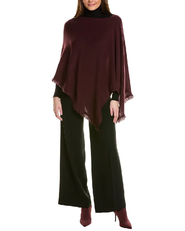 Belted women's cashmere coats in soft pastels for a luxurious feelHannah Rose Fringe Wool Topper