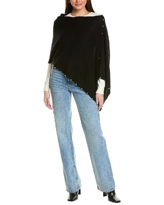 Oversized women's wool coats in a monochromatic look for a trendy outfitHannah Rose Cashmere Topper