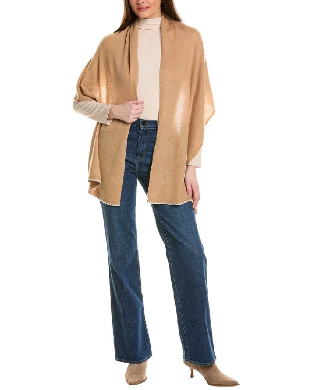 Mid - length women's down coats in a slim fit for a modern and sleek appearanceHannah Rose Luxe Mini Cashmere Travel Wrap