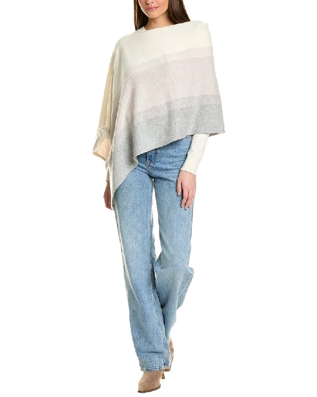 Plus size women's wool blend coats for a warm and stylish winterHannah Rose Marled Stripe Wool Topper