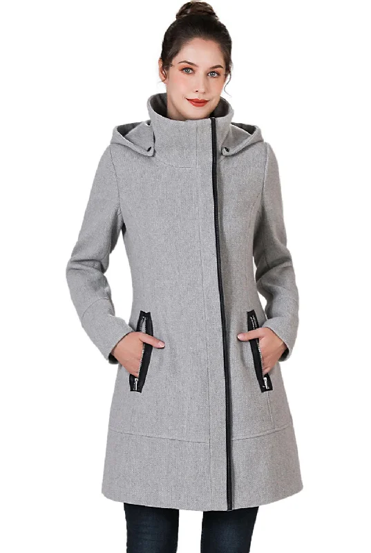 Plus size women's wool blend coats for a warm and stylish winterBGSD Women Meg Asymmetric Zipper Wool Coat Plus size women's wool blend coats for a warm and stylish winterBGSD Women Meg Asymmetric Zipper Wool Coat