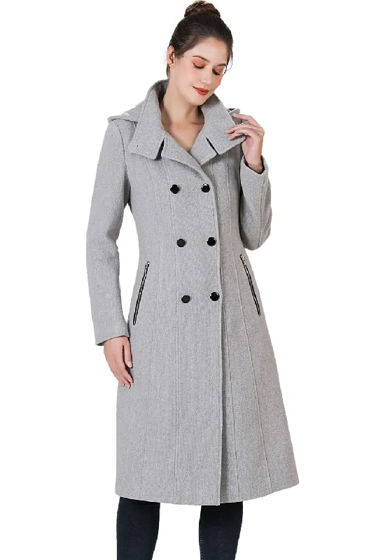 Shearling - lined women's leather coats for ultimate warmth and luxuryBGSD Women Ren Wool Stand Collar Walker Coat Shearling - lined women's leather coats for ultimate warmth and luxuryBGSD Women Ren Wool Stand Collar Walker Coat