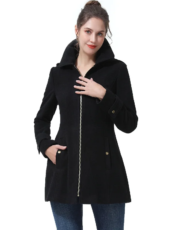 Plus size women's wool blend coats for a warm and stylish winterBGSD Women Bao Hooded Wool Coat Plus size women's wool blend coats for a warm and stylish winterBGSD Women Bao Hooded Wool Coat
