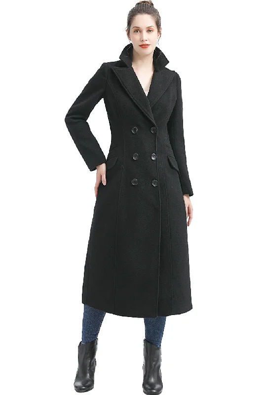 Belted women's cashmere coats in soft pastels for a luxurious feelBGSD Women Fay Full Length Long Wool Pea Coat Belted women's cashmere coats in soft pastels for a luxurious feelBGSD Women Fay Full Length Long Wool Pea Coat