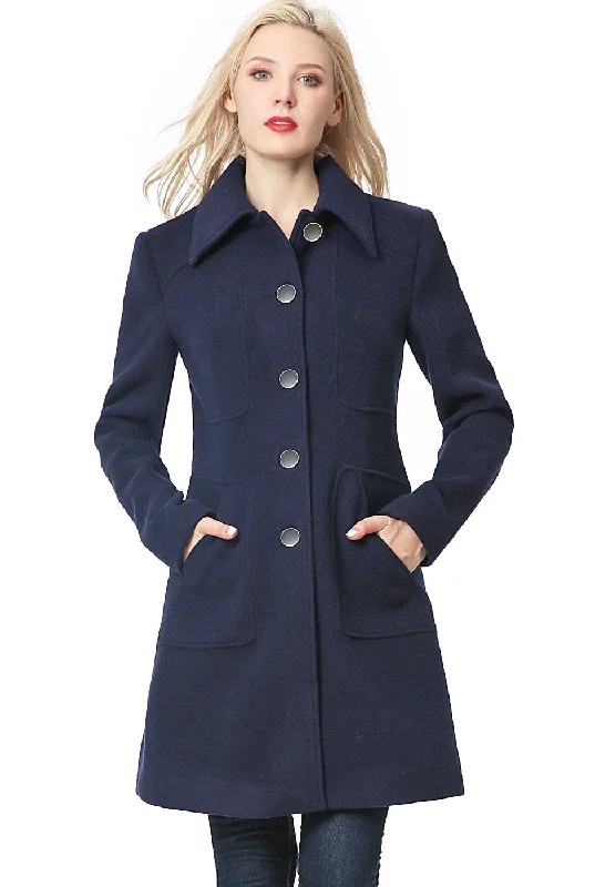 Oversized women's wool coats in a monochromatic look for a trendy outfitBGSD Women Anna Wool Blend Walking Coat Oversized women's wool coats in a monochromatic look for a trendy outfitBGSD Women Anna Wool Blend Walking Coat