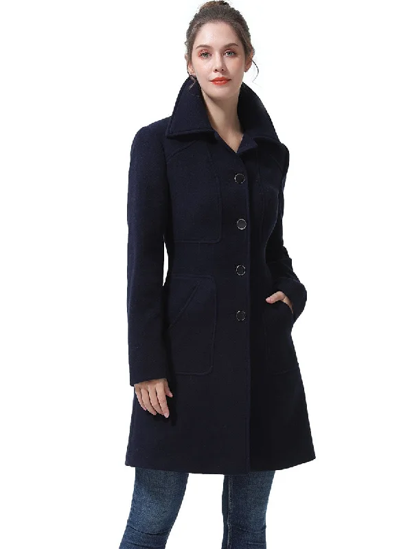 Belted women's cashmere coats in soft pastels for a luxurious feelBGSD Women Kim Wool Walking Coat Belted women's cashmere coats in soft pastels for a luxurious feelBGSD Women Kim Wool Walking Coat