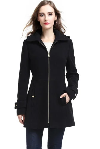 Petite women's wool blend coats with a tailored fit for a flattering silhouetteBGSD Women Lina Wool Hooded Parka Coat Petite women's wool blend coats with a tailored fit for a flattering silhouetteBGSD Women Lina Wool Hooded Parka Coat