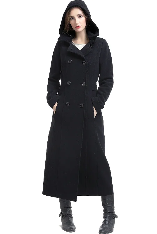 Women's waterproof parka coats with multiple pockets for practicalityBGSD Women Mariel Wool Hooded Long Coat Women's waterproof parka coats with multiple pockets for practicalityBGSD Women Mariel Wool Hooded Long Coat