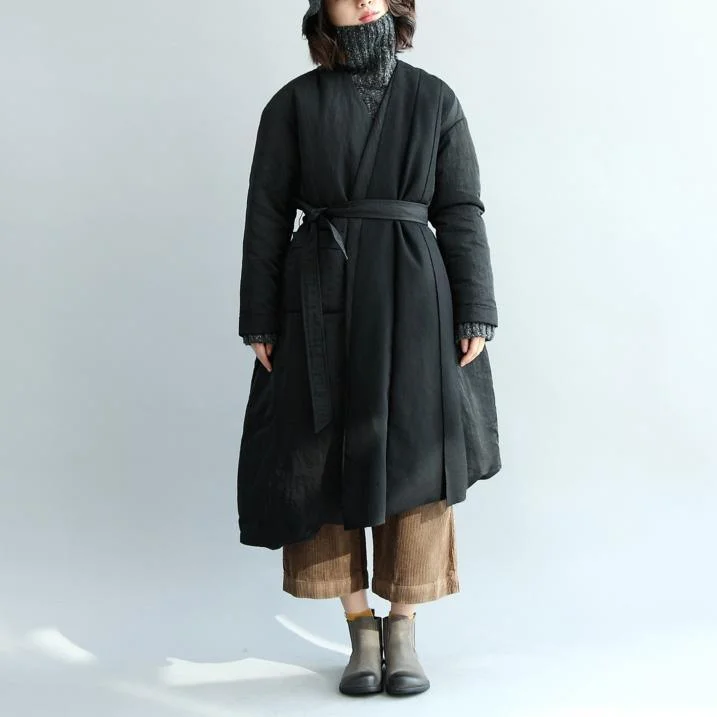 Quilted down women's coats with removable hoods for outdoor activitiesboutique black wool patchwork down jacket oversized down overcoat women long trench coat