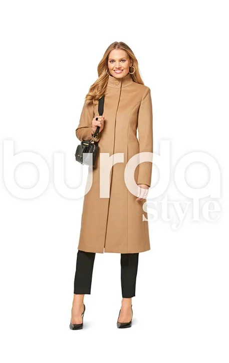 Quilted down women's coats with removable hoods for outdoor activitiesBurda Coat and Jacket 6461 Quilted down women's coats with removable hoods for outdoor activitiesBurda Coat and Jacket 6461