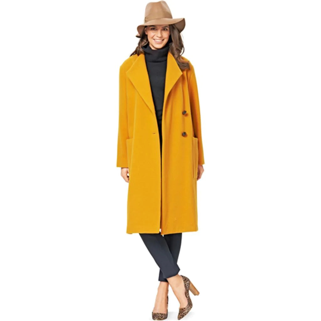 Mid - length women's down coats in a slim fit for a modern and sleek appearanceBurda Jacket and Coat 6736 Mid - length women's down coats in a slim fit for a modern and sleek appearanceBurda Jacket and Coat 6736