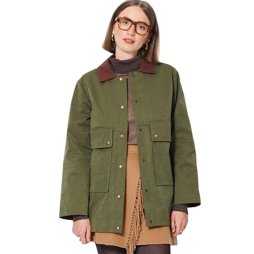 Women's waterproof parka coats with multiple pockets for practicalityBurda Jacket and Coat 5941 Women's waterproof parka coats with multiple pockets for practicalityBurda Jacket and Coat 5941